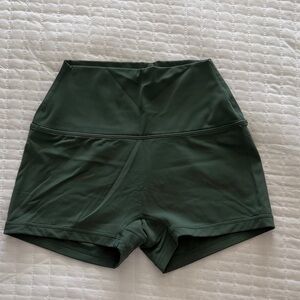 SET Active Dark Green High-Waisted Women's Shorts